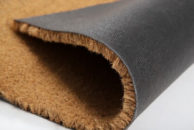 Fußmatte Fußmatten rutschfest Natur Kokos Willkommen Indoor Outdoor Hintertür Matte UK