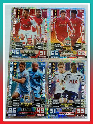 14/15 Topps Match Attax Extra Premier League Trading Cards - Duos