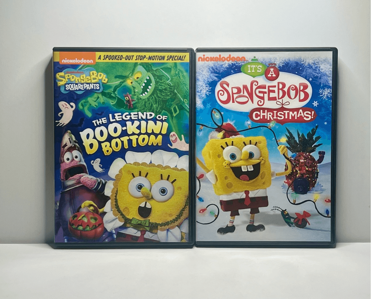 SpongeBob DVD Lot of (2) Legend of Boo-kini Bottom and SpongeBob