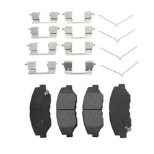 4Pcs Front Ceramic Brake Pads for Honda Accord w/ 12Pcs Accessories Clips USA