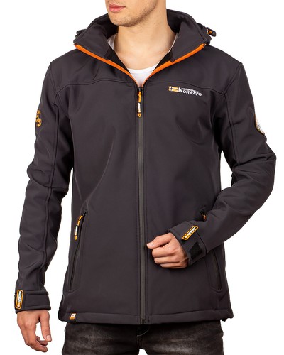 Geographisches Norwegen Herren Softshell robust stilvoll Komfort Outdoorjacke Dope - Bild 103 von 126