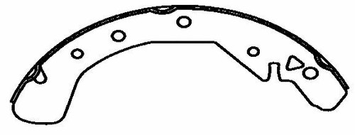NB751 REAR Bonded Drum Brake Shoe Fits 01-03 Saturn L200 - Picture 8 of 8