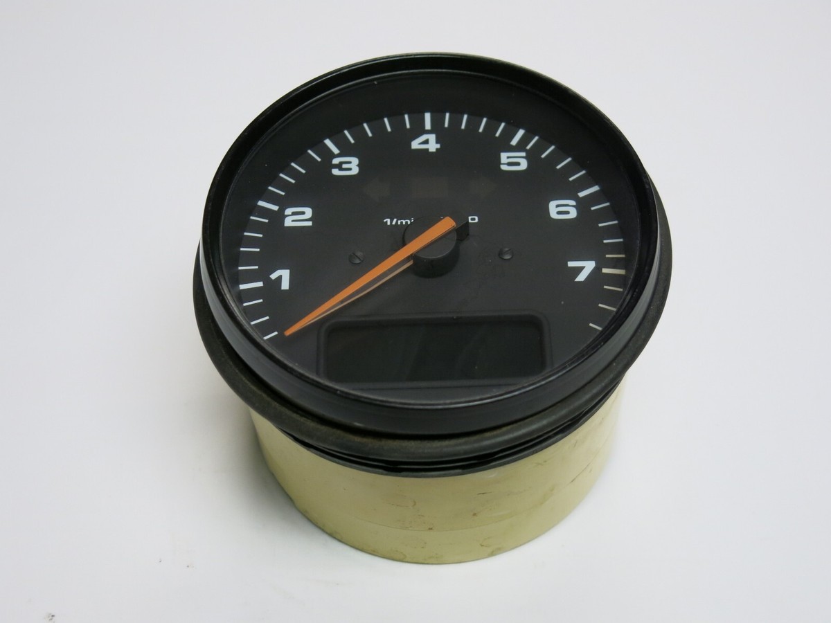 Porsche 911 964 Tachometer with OBC 96464131200 Black Frame #22