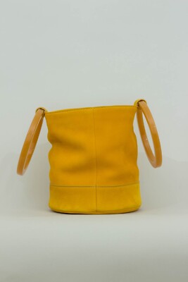 SIMON MILLER イエロー バッグ $295 Simon Miller Women's Yellow Mini Retro Flap Leather
