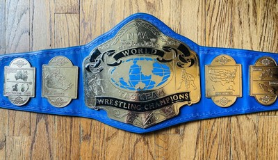 OFFICIAL PREMIER NWA TAG TEAM CHAMPIONSHIP REPLICA WRESTLING BELT 
