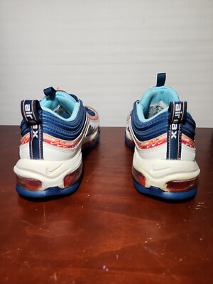 Nike Air Max 97 GS Swoosh Chain Youth 4Y Womens 6 Teal White