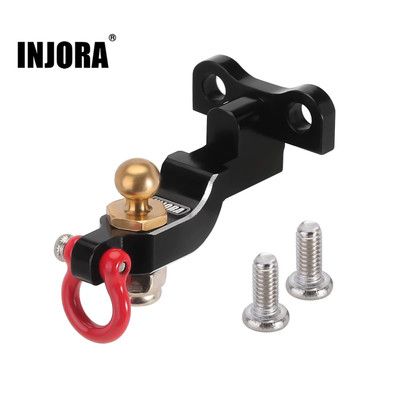 INJORA CNC Aluminum Drop Hitch Receiver for 1/18 TRX4M RC Crawler (4M-68)