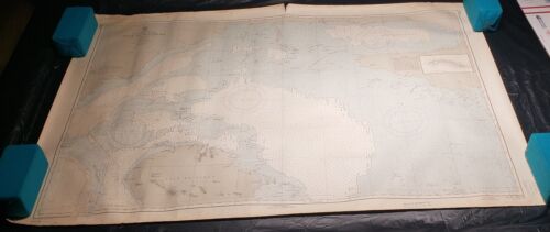 1956 West Indies South Coast of Cuba Gulf of Batabano Map