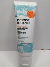 Promise Organic Restorative Coconut Milk Intensive Hair Treatment With Aloe 4 oz