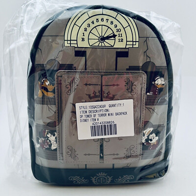 Loungefly Disney Parks Tower Of Terror (Hollywood Tower) NEU und Orginal