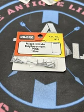 Du-Bro / Dubro. 918 Micro Clevis Replacement Pins 12/pkg.