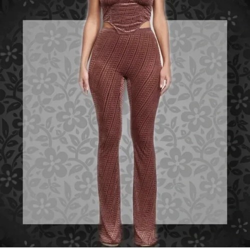 SKIMS Velvet Collection Flared Legging Sz 4X Chai AP-PNT-1328 KK - Picture 2 of 10