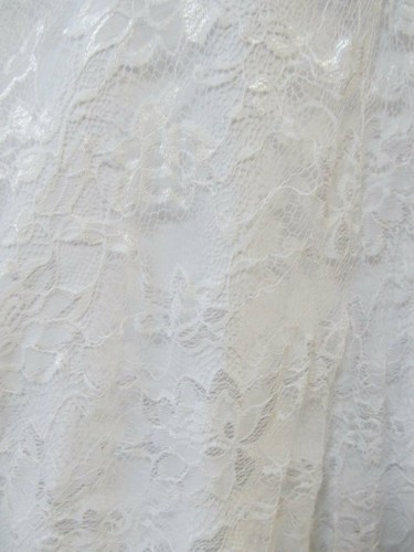 White Lace Ballgown Bridal Wedding Gown Dress Train 6 Forever Yours 45226 - Picture 11 of 12