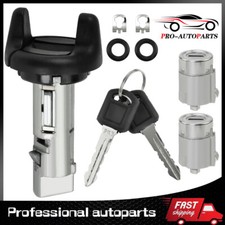 Ignition Key Switch Lock Cylinder Door Lock Tumbler Set 2 Keys For Gm Chevy