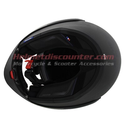Shark EVO-GT Encke Matt Black Anthracite Motorcycle Flip Up
