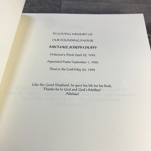 A Collection Of Homilies And Writings Monsignor Michael Joseph Duffy 1997 Book - Imagen 7 de 10