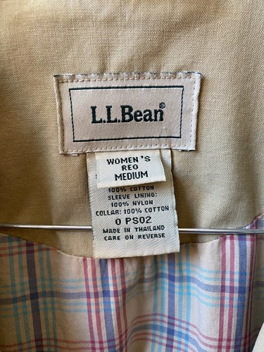 L.L. Bean Damen Feldjacke / Barn Coat / Baumwolle Cotton / Medium Regular /Beige - Bild 2 von 8