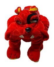 Red Bulldog Plush 8" with collar Toy Factory