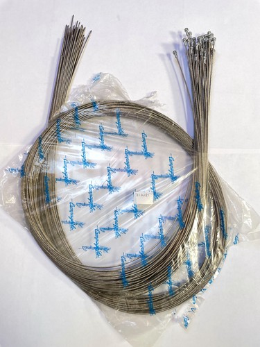 1x cable BRAKE Campagnolo 160 cm "C" impressa sulla testa cavo freno VINTAGE - Picture 3 of 12