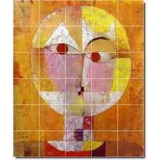 Paul Klee Abstract Painting Ceramic Tile Mural PT04970. 60 x 72 (30) 12x12 tiles