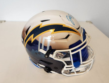Justin Herbert Signed Los Angeles Chargers Full Size CUSTOM SpeedFlex Helmet BAS
