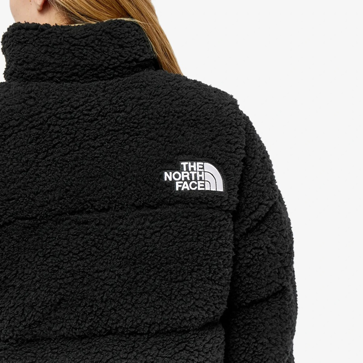 The North Face Nuptse Cropped Sherpa High Pile Black Size XS The North Face Nuptse Cropped Sherpa High Pile Black Size XS