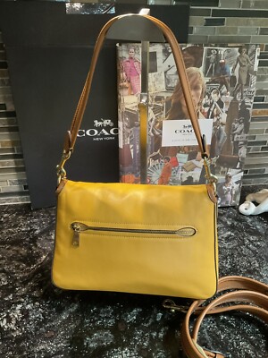 Coach Soft Tabby Shoulder Bag Glovetanned Leather C5261 Autumn | eBay