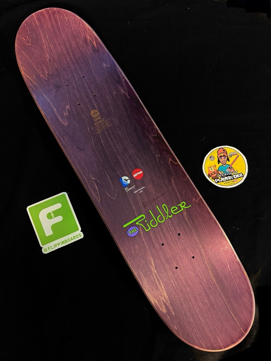 SUPER RARE Rodney Mullen Almost Skateboard Deck Riddler DC