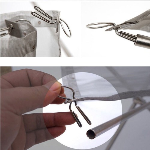 Stainless Steel Foldable Outdoor Fire Pit Rack For Camping BBQ Campfire Bonfire - Picture 11 of 15