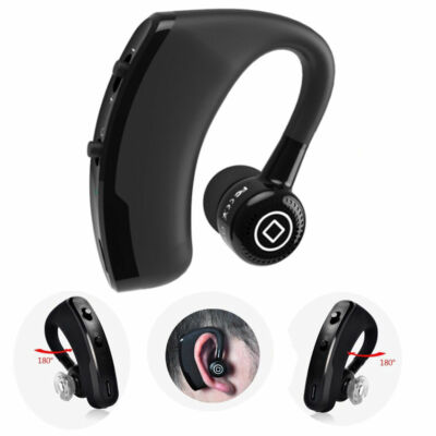 Hands Free Bluetooth Headset Stereo Wireless Earpiece Earphone With Dual Pairing
