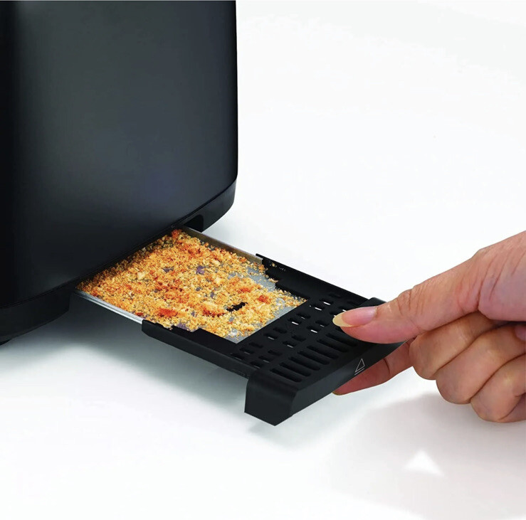 Morphy Richards Accents Rose Gold Collection Black 4 Slice Toaster