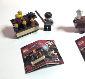 LEGO HARRY POTTER 30110 + 30111 MINI / SMALL SET LOT w/ MINIFIGURES & MANUALS
