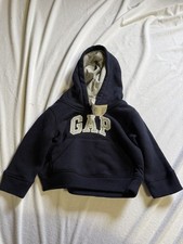 Baby GAP Arch Logo Hoodie Hooded Sweatshirt Blue Galaxy Boys 6-12months