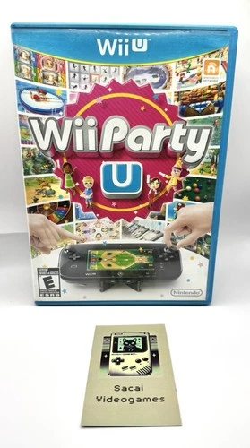 Wii Party U (Nintendo Wii U, 2013) CIB TESTED AND WORKING! GREAT CONDITION