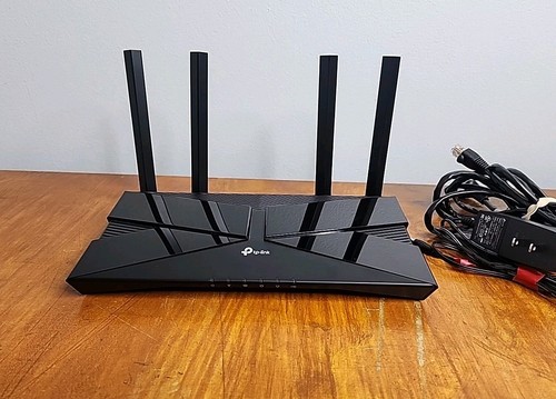 TP-LINK Archer AX1800 1201Mbps 4 Port 574Mbps Wireless Router w Ethernet Cable - 第 1/12 張圖片