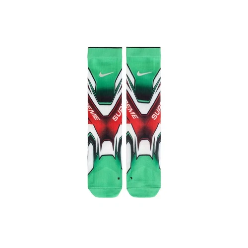 Chaussettes Supreme x Nike Spark Crew vert multicolore FW24 vert homme taille 10 11,5
