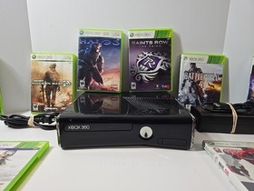 XBox 360 Slim 120GB Console 8 GAME MEGA BUNDLE! CLEAN/TESTED! SHIPS FREE 🔥 