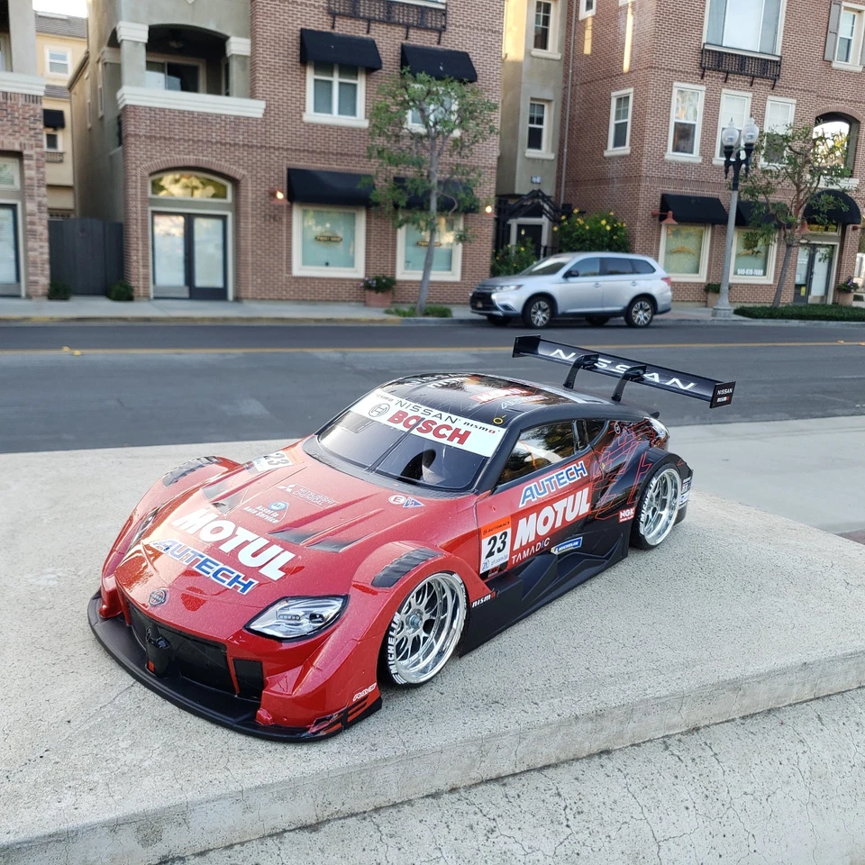 200 毫米 1/10 定制油漆 NISSAN 400Z 4Tec2 漂移 HPI DC10 YD2 MST TT02 仅机身 — 第 4/4 张图片