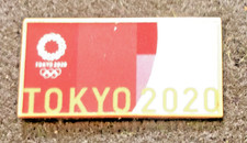 TOKYO 2020 OLYMPIC GAMES PIN. LOOK OF THE GAMES. RED