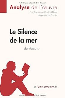 Le Silence de la mer de Vercors (Fiche de lecture):... | Buch | Zustand sehr gut