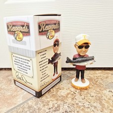 NIB Bill Dance Bobblehead Tennessee Vols Bass Bassmaster Legend HOF Angler Fish