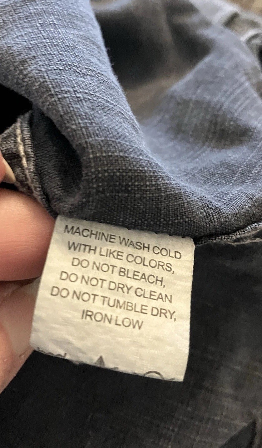 Carbon2Cobalt Eclipse Denim Button Down Collared … - image 7