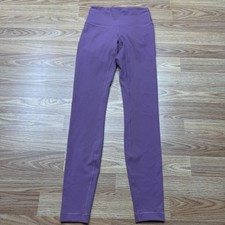Lululemon Pants Womens 4 Purple High Rise Yoga Leggings Stretch Athletic Gym