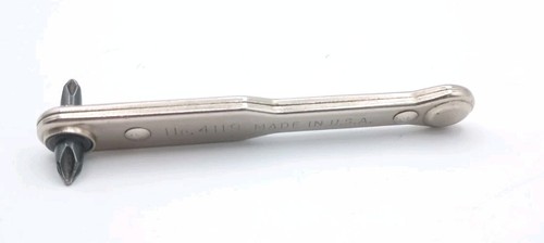 Craftsman 4119 Ratcheting Reversible Philips Screwdriver Vintage USA - Picture 4 of 4