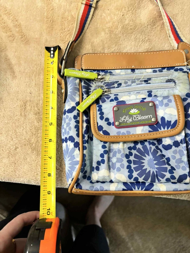Bolso Bandolera Multicolor Lily Bloom Verde Living Correas Ajustables Foto 2 de 4