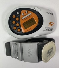 SONY S2 Walkman Sports SRF-M80V Mega Bass AM/FM/TV/Weather w/ Belt Arm Clip