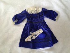 REDUCED American Girl SAMANTHA'S BLUE VELVET Party DRESS Samantha Doll RETIRED