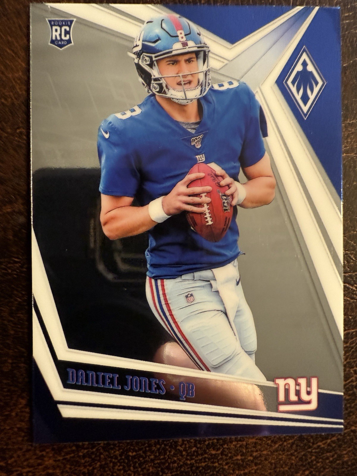 2019 Panini Phoenix Silver Prizm #102 Daniel Jones RC Rookie Giants