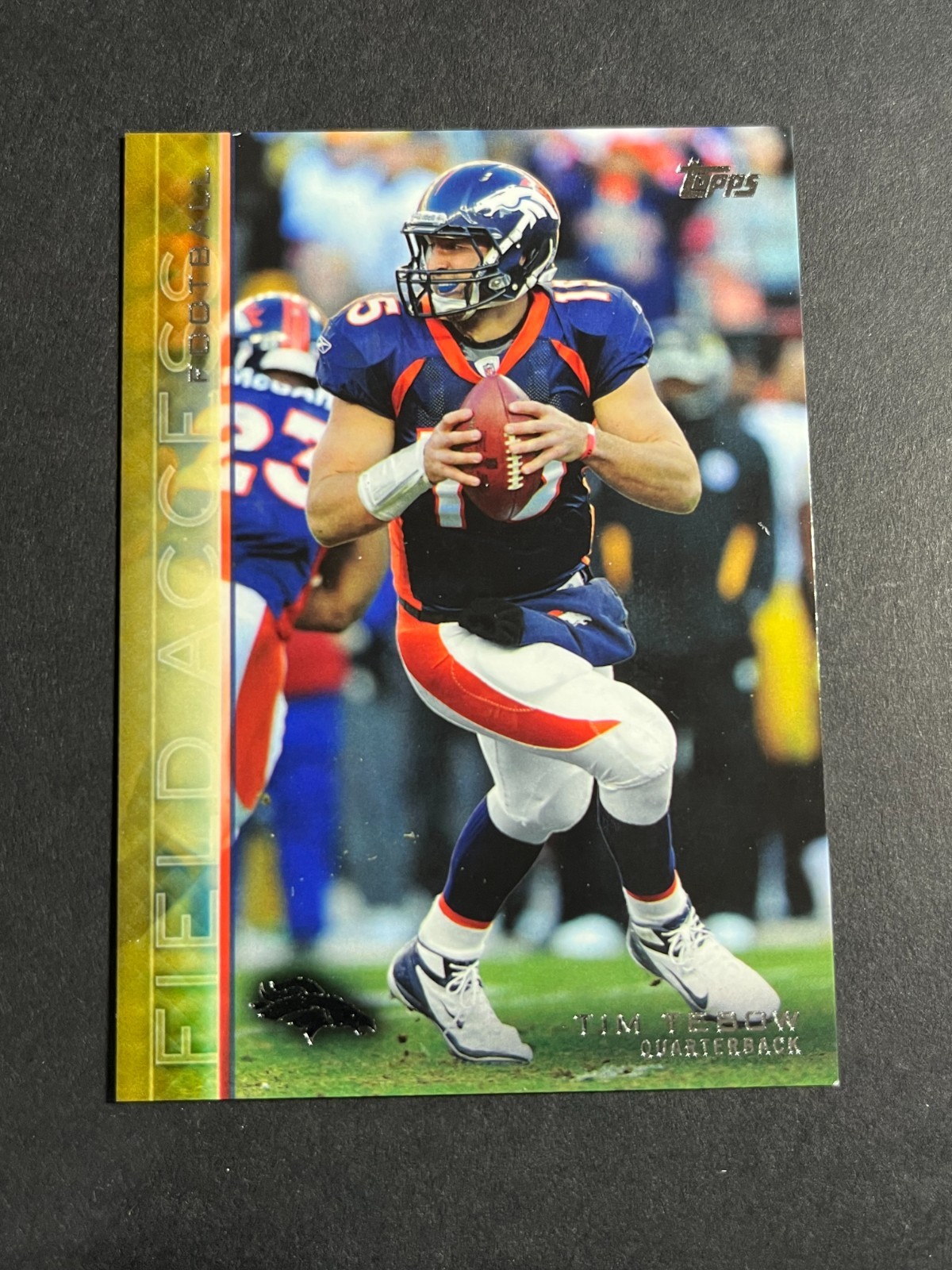 2015 Topps Field Access /99 Gold #191 Tim Tebow Denver Broncos Football