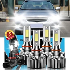 For Toyota Corolla 2005-2008 LED Headlight Hi/Lo Beam+ Fog Light Bulbs Kit 6Pcs